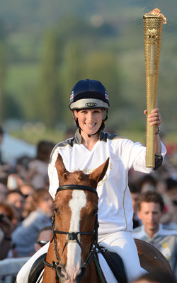 Olympic Torch Relay, Cheltenham race course, Britain - 23 May 2012