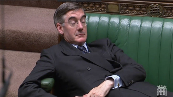 The opium kicked in, Rees-Mogg admits