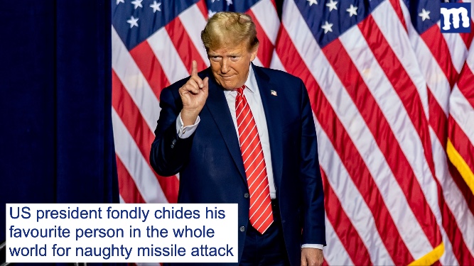 ‘Oh, Vladimir!’ says Trump, in tone of indulgent dog owner