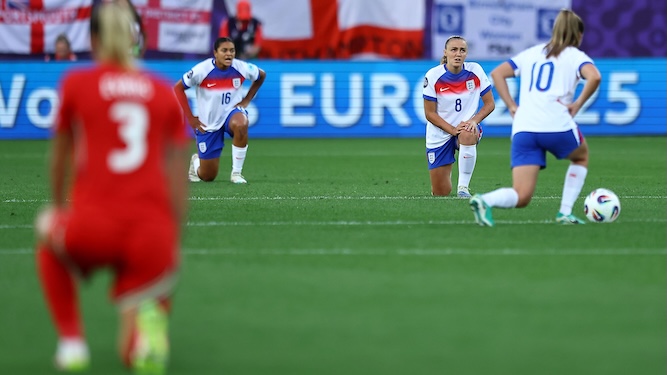 Taking the knee was never actually going to fix racism, Lionesses told