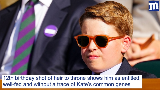 Prince George looks posh in new photo