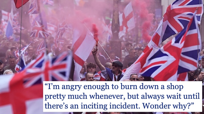 Weird that we need a trigger, admit racists